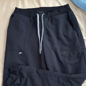 Fabletics Black Scrub Joggers